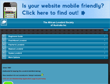 Tablet Screenshot of albsaustralia.com